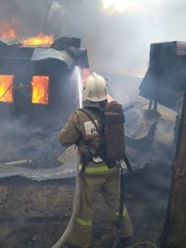 В Пестречинском районе произошел пожар