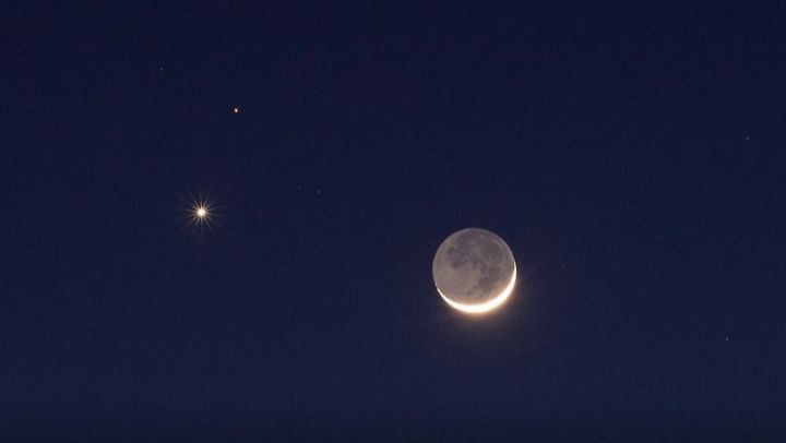 До конца августа жители Пестрецов смогут увидеть сближение Луны с Юпитером, Сатурном и Марсом