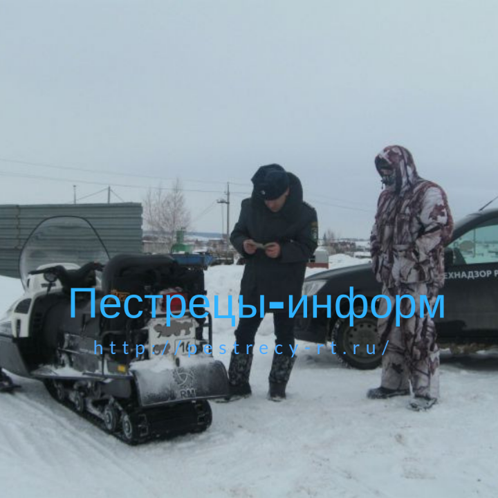 Отдел Гостехнадзора Пестречинского района проводит проверку снегоходов