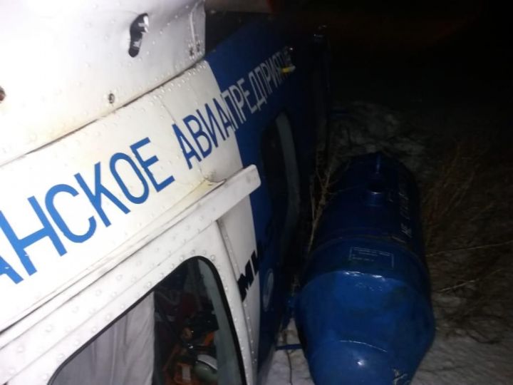 В Пестречинском районе совершил вынужденную посадку вертолёт МИ-2