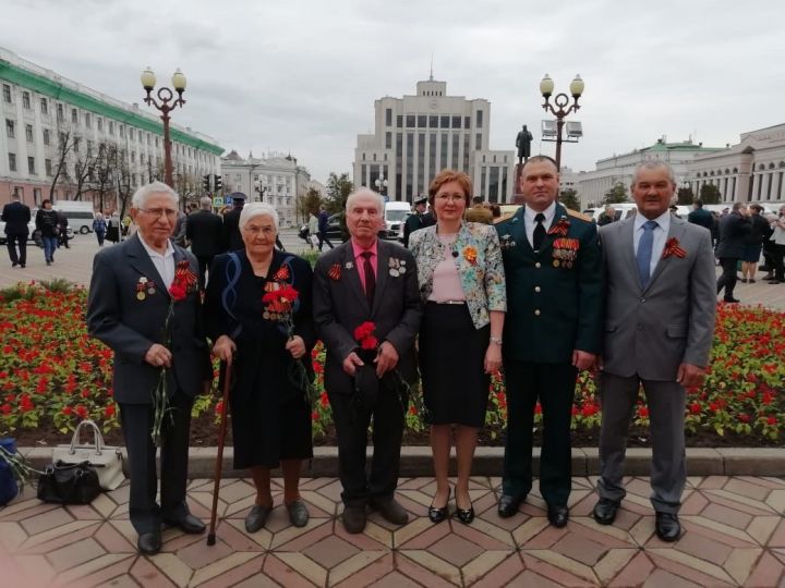 Делегация Пестречинского района приняла участие в торжественном мероприятии посвященном Дню Победы в Великой Отечественной войне