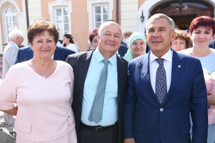 Семья Кадриевых побывала на торжественном приеме у Президента РТ
