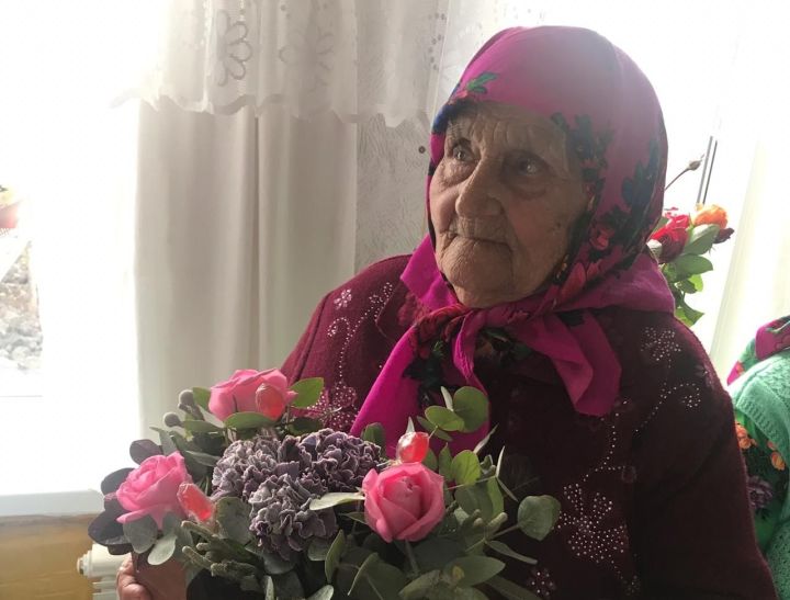 Жительнице села Альвидино Анне Ильиной исполнилось 95 лет