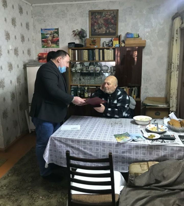 Труженик тыла Костаков Валентин Андреевич отметил 90 летний юбилей