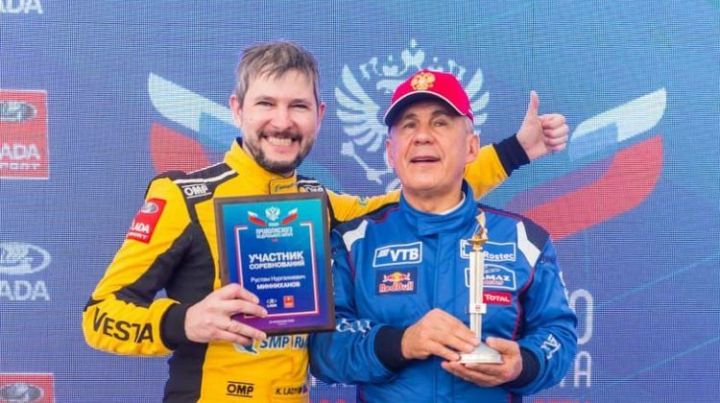Президент Татарстана стал победителем в автомобильной гонке