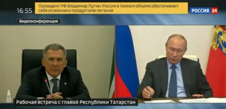 Путин одобрил участие Минниханова в выборах Президента РТ