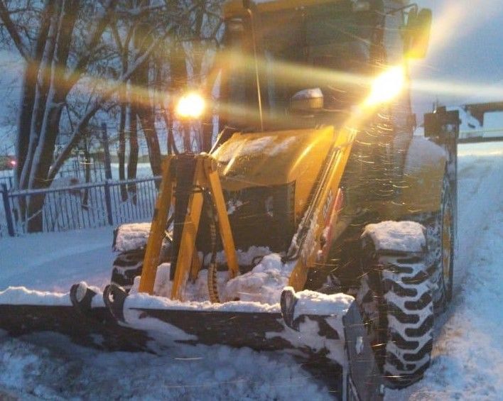 Рассказываем, как идет уборка снега в Пестречинском районе