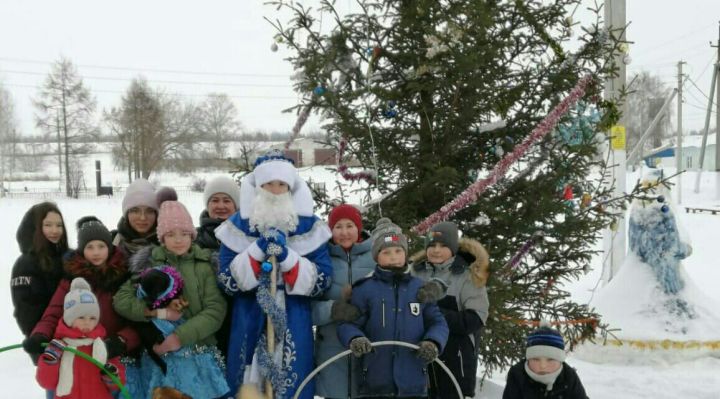 В селе Надеждино дети проводят новогодние каникулы весело