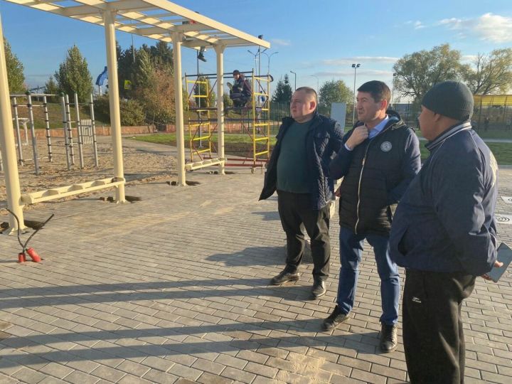 Питрәчтә балалар шәһәрчегендә коры фонтан урнаштырылды