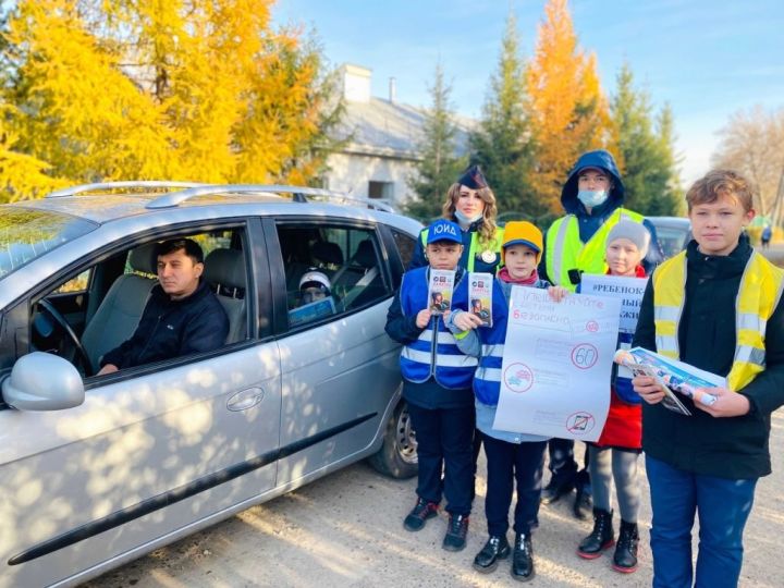 В РТ автоинспекторы продолжают напоминать водителям о безопасной перевозке детей