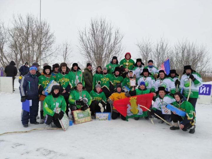 В Пестречинском районе прошел открытый турнир по хоккею в валенках