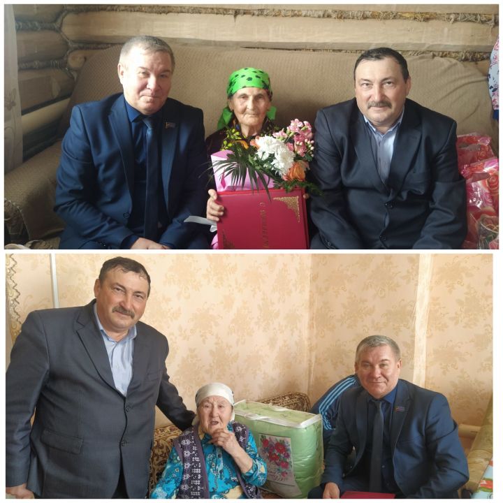 Ветераны труда и труженицы тыла из села Кряш-Серда отмечают 90-летие