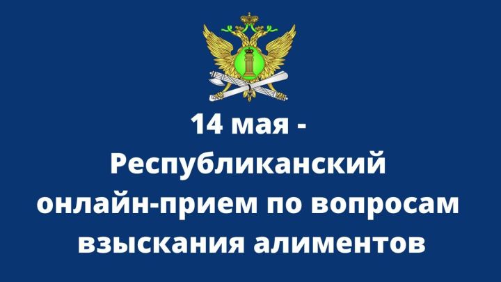 14 мая пройдет республиканский онлайн-прием граждан по вопросам взыскания алиментов