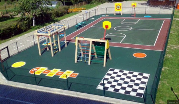 Оформление игровой площадки для детского сада