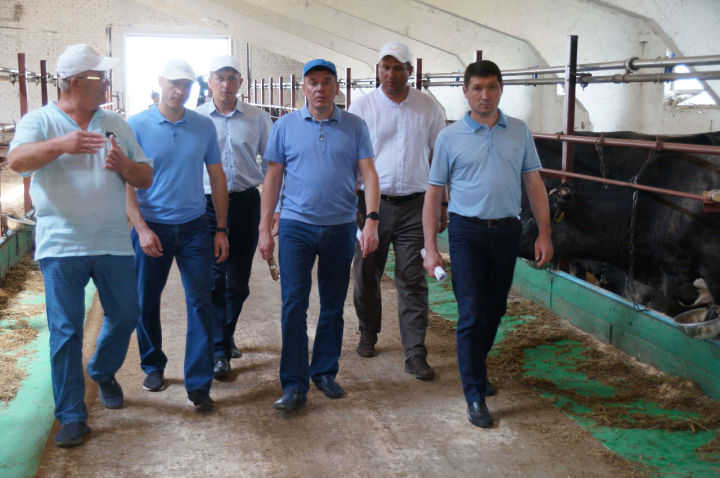 Пестречинский район посетил министр сельского хозяйства и продовольствия РТ Марат Зяббаров