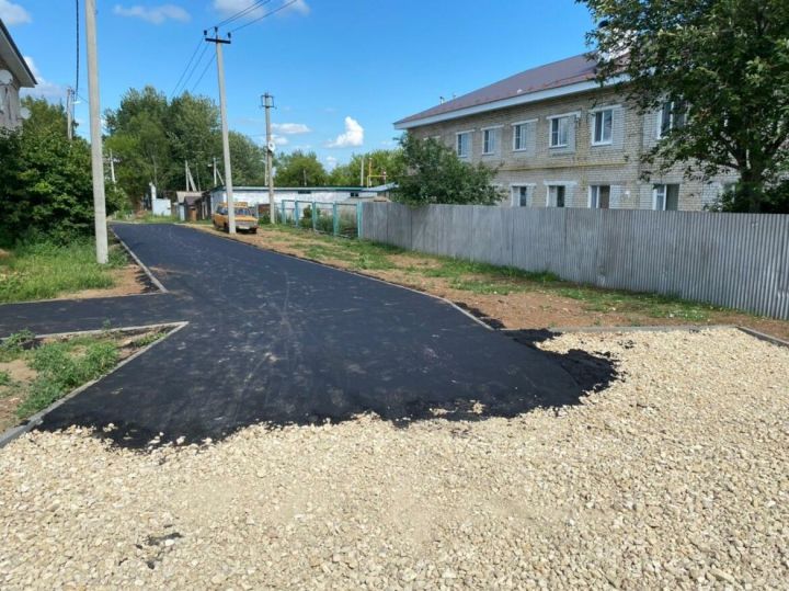 В селе Пановка Пестречинского района начался ремонт дворов девяти многоквартирных домов