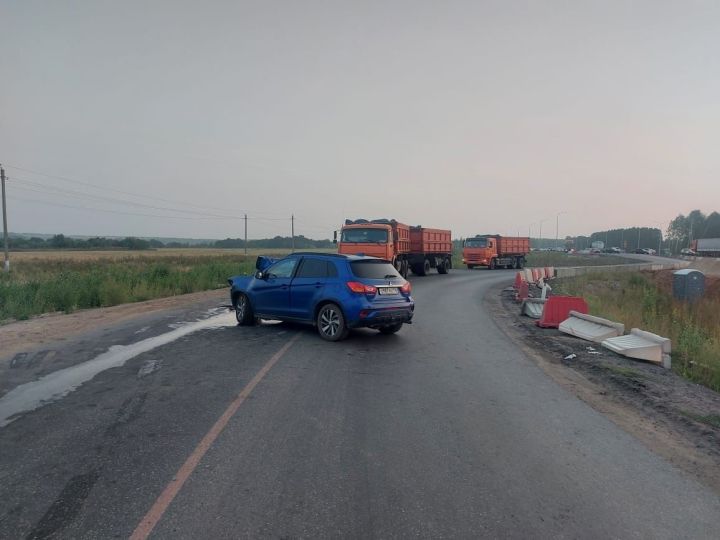Авария произошла на прошлой неделе на автодороге Казань-Шемордан