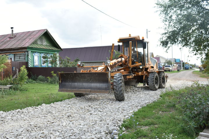 В Кряш-Сердинском сельском поселении благоустраивают дороги