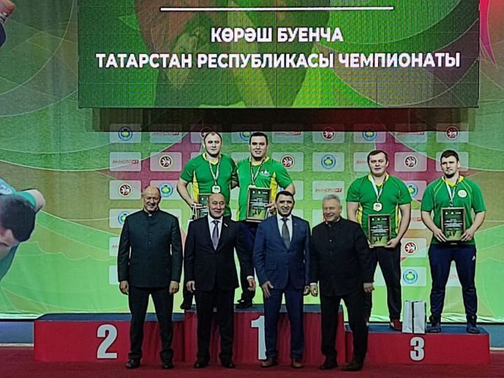 Пестречинец занял третье место в чемпионате Татарстана по национальной борьбе