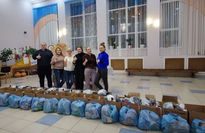 Мобилизованным из села Кощаково привезли гуманитарную помощь