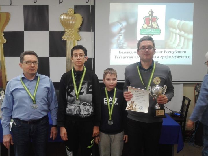 Пестречинцы заняли второе место в командном первенстве Татарстана по шахматам