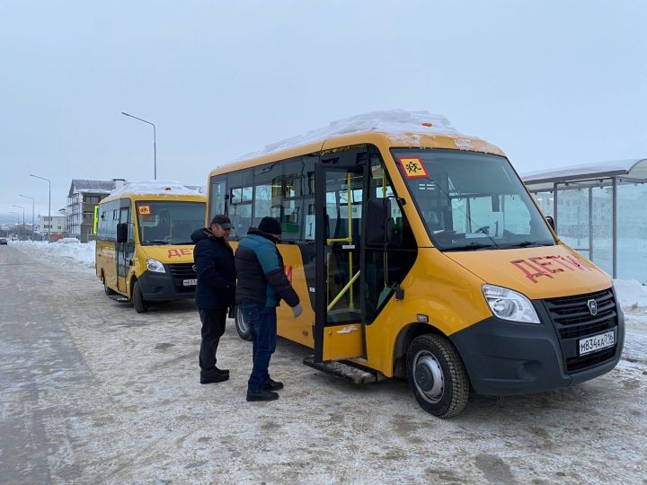 В деревне Куюки начали работу два школьных автобуса