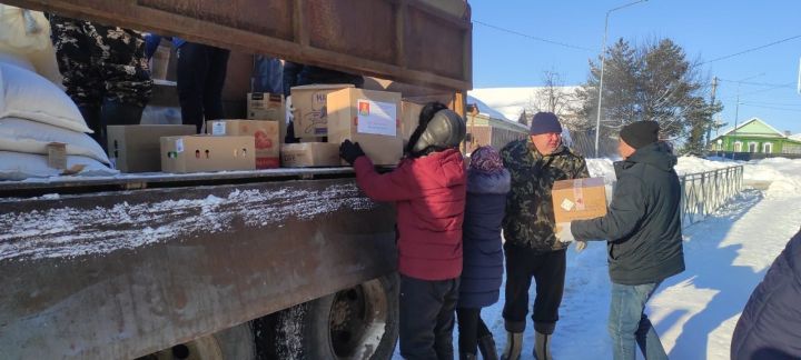 Пестречинцы отправили гуманитарную помощь для мобилизованных земляков