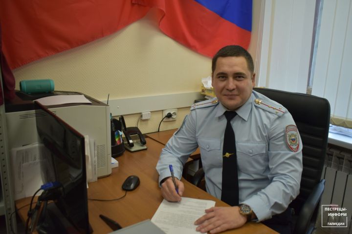 Пестречинский полицейский Адель Тазетдинов: «Вместе с погонами на плечи ложится большая ответственность»