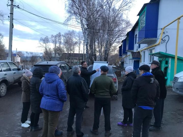 Кощаковцам представили очередную схему благоустройства дворов