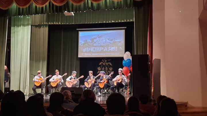 В Пестрецах состоялся концерт ко Дню защитника Отечества