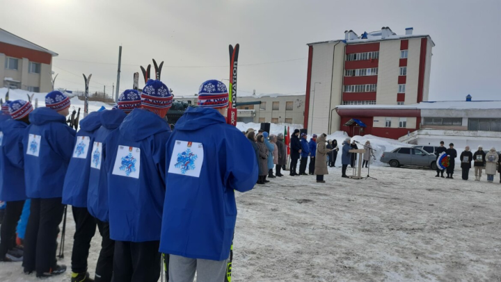 Школьники проехали на лыжах от Ленино-Кокушкино до Пестрецов