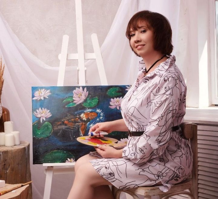 Художник Алина Ахме из села Новое Шигалеево: «Через краски я могу выразить то, что невозможно передать словами»
