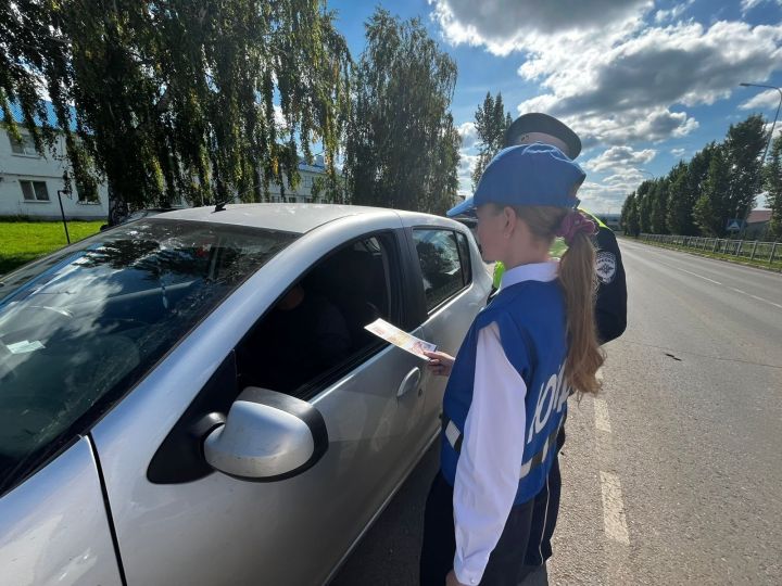 Пестречинские ЮИДовцы напомнили о безопасности на дорогах