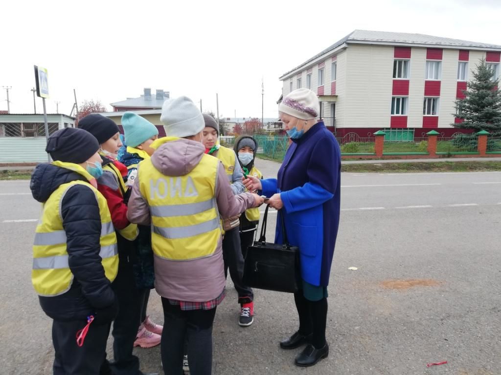 Автоинспекторы и юидовцы Татарстана напомнили пешеходам  о необходимости соблюдения ПДД