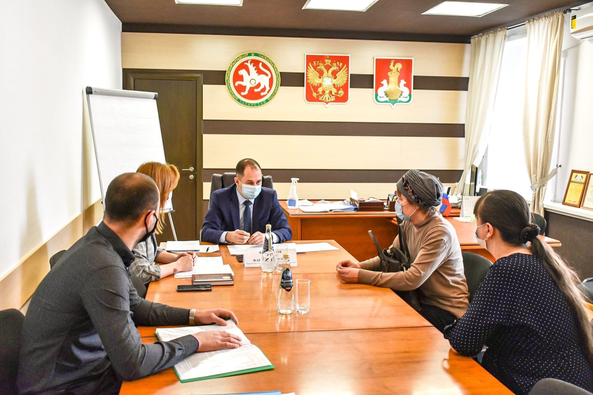 ТР Хезмәт, мәшгульлек һәм социаль яклау министрының беренче урынбасары Питрәчтә гражданнар кабул итте