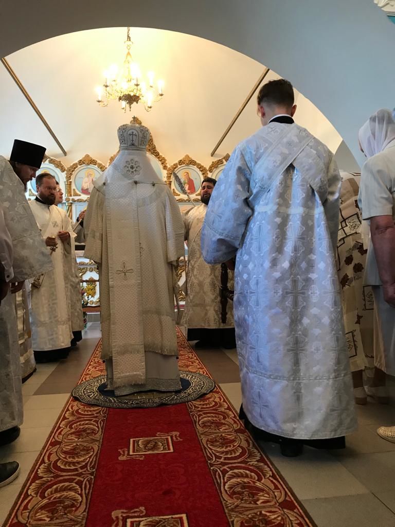 В церкви села Пановка состоялся чин освящения престола
