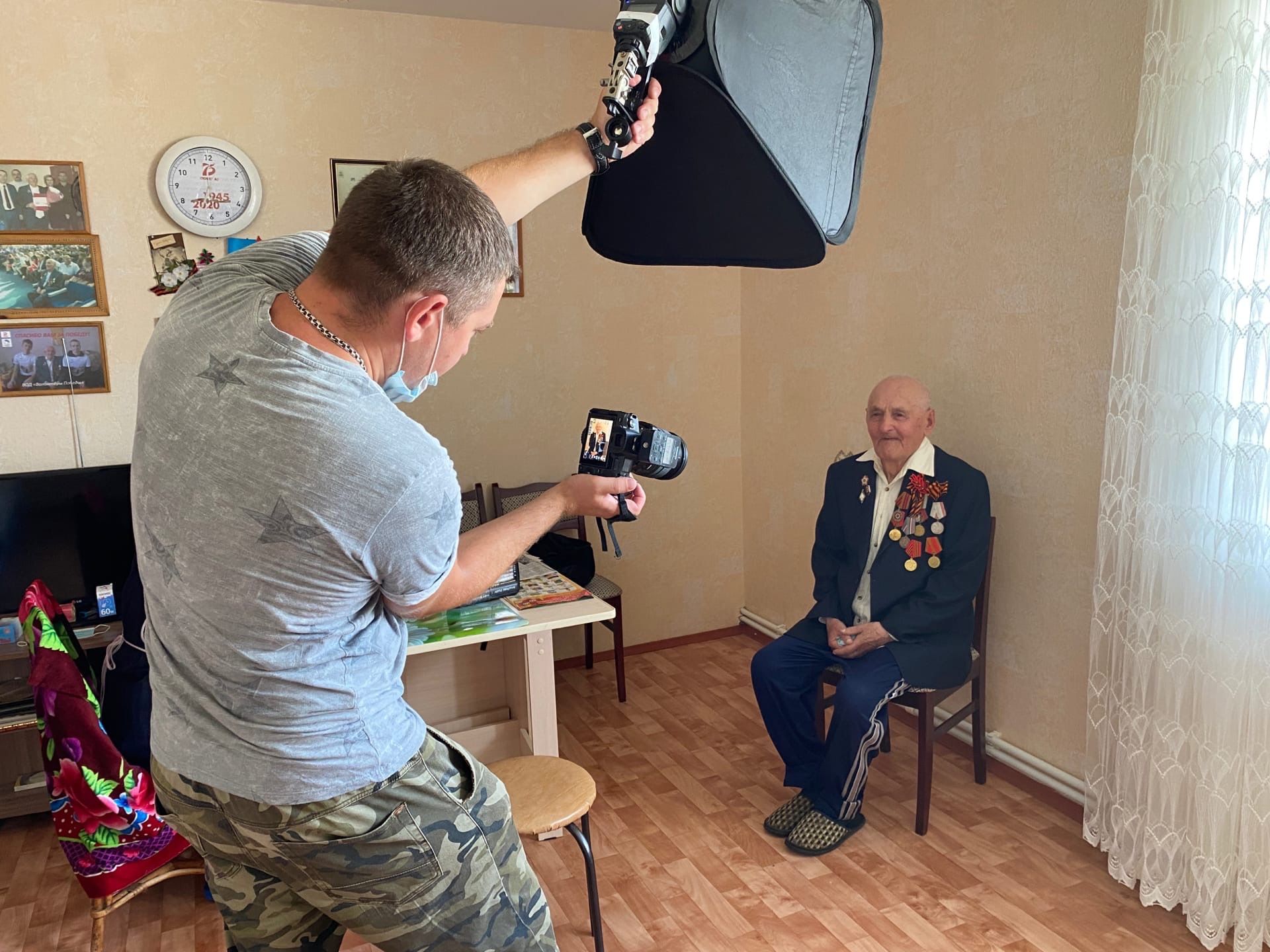 Районның сугыш ветераннары өчен профессиональ фотосессия оештырылды
