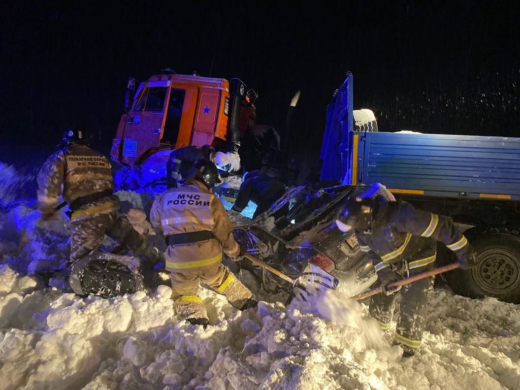 В Татарстане погибли два водителя, которые не учли погодные условия