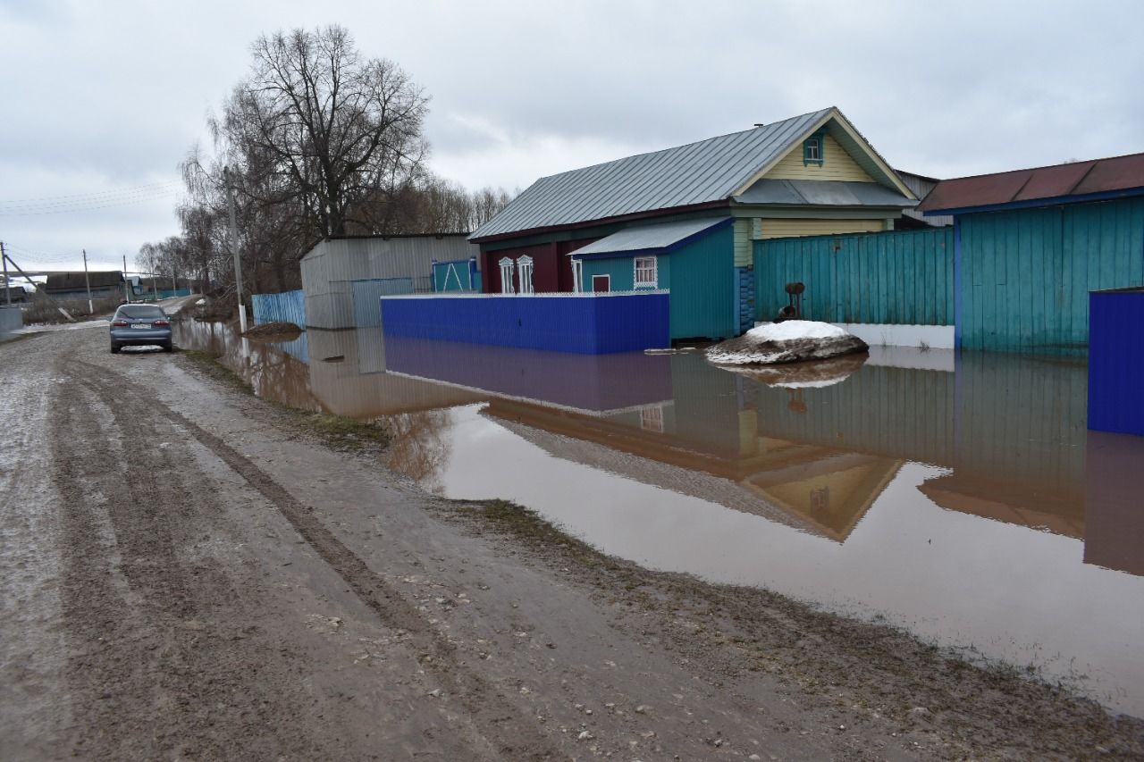 В Кибячах затопило 9 домов: вода к вечеру уменьшилась