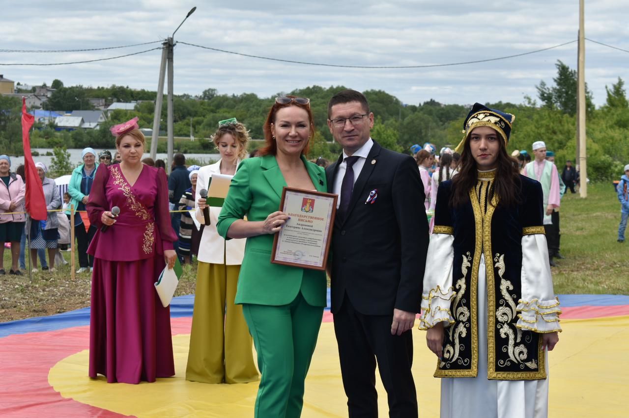 В Ленино-Кокушкино на живописном берегу реки Ушня прошёл Сабантуй