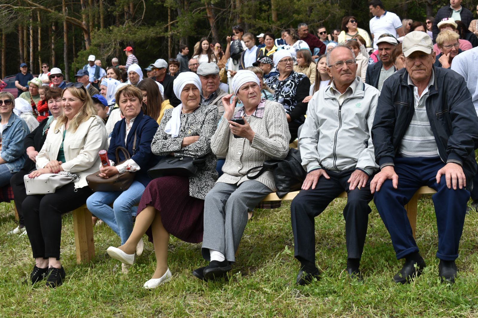 В Ленино-Кокушкино на живописном берегу реки Ушня прошёл Сабантуй