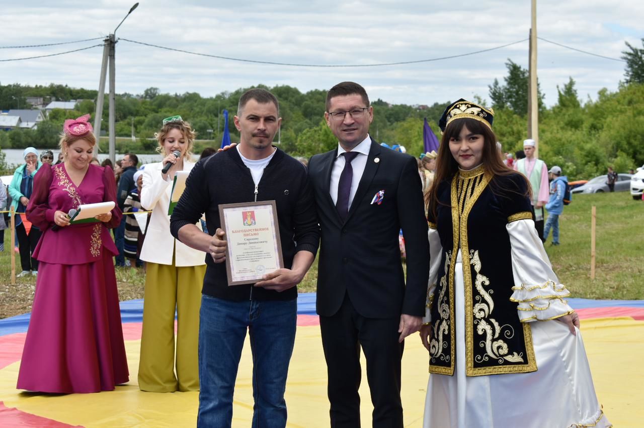 В Ленино-Кокушкино на живописном берегу реки Ушня прошёл Сабантуй