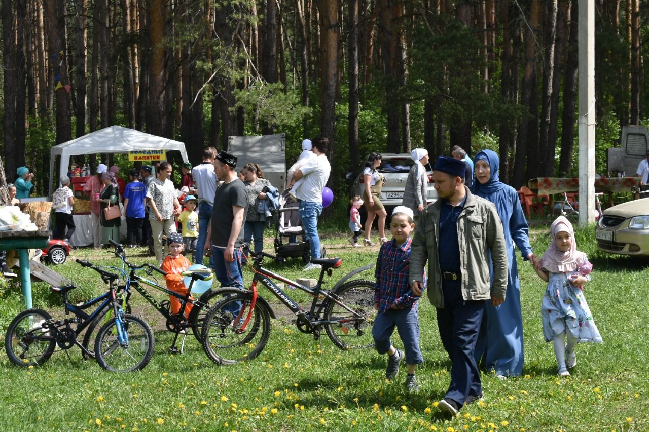 В селе Шали впервые прошёл детский мусульманский Сабантуй