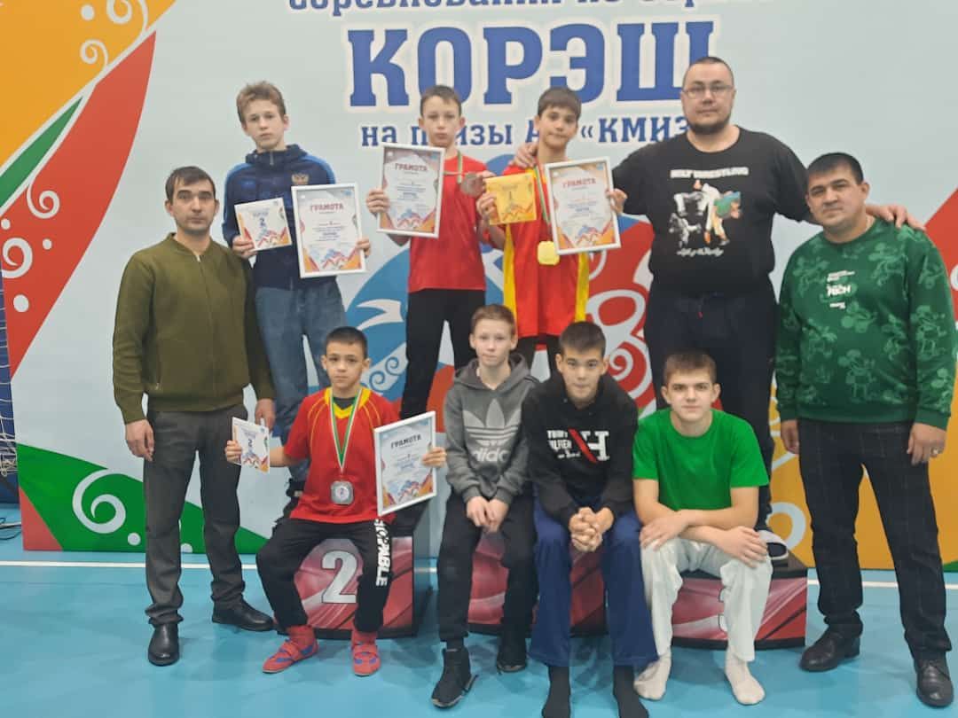 Пестречинские борцы завоевали пять медалей