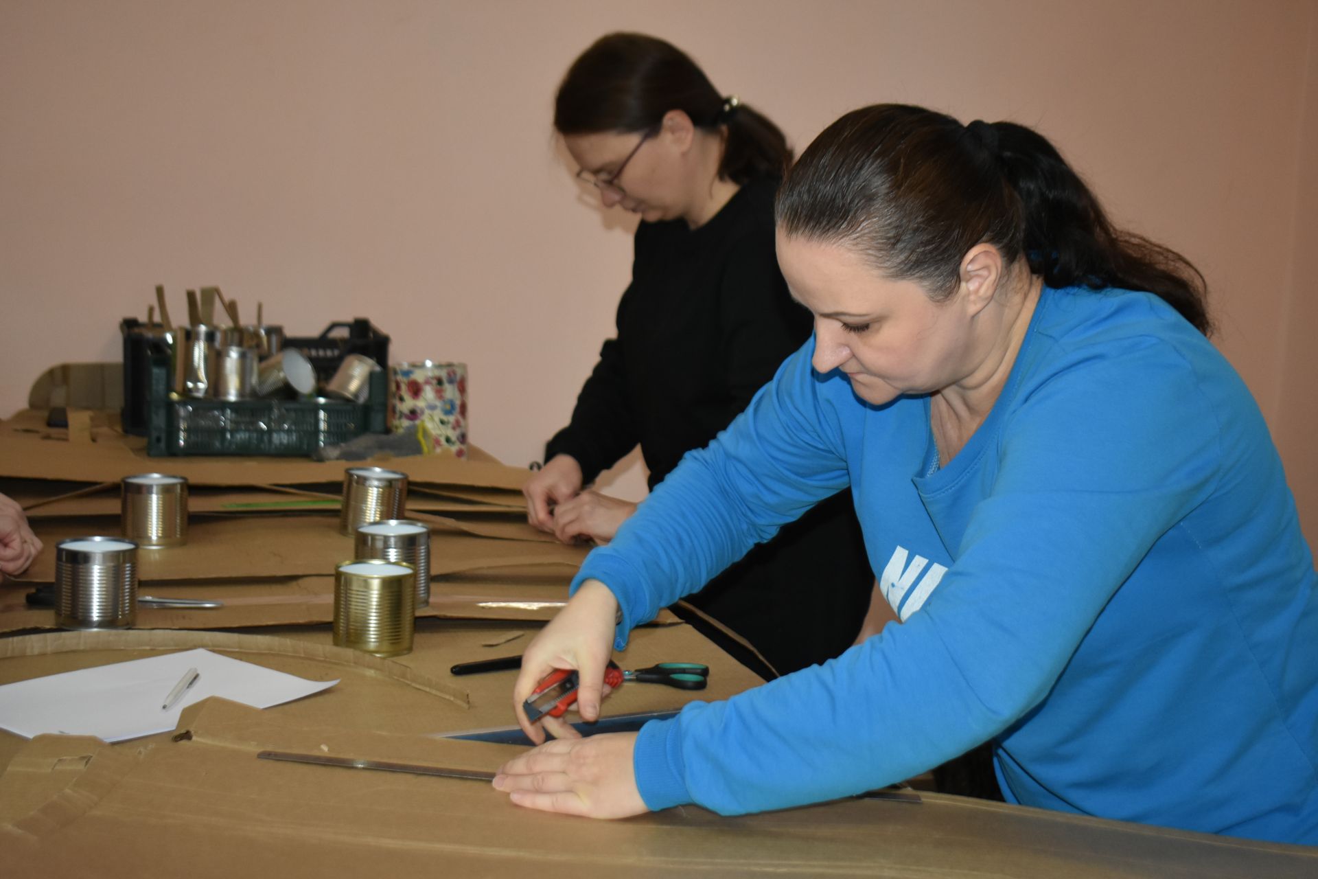 Кощак авылында окоп шәмнәре ясыйлар