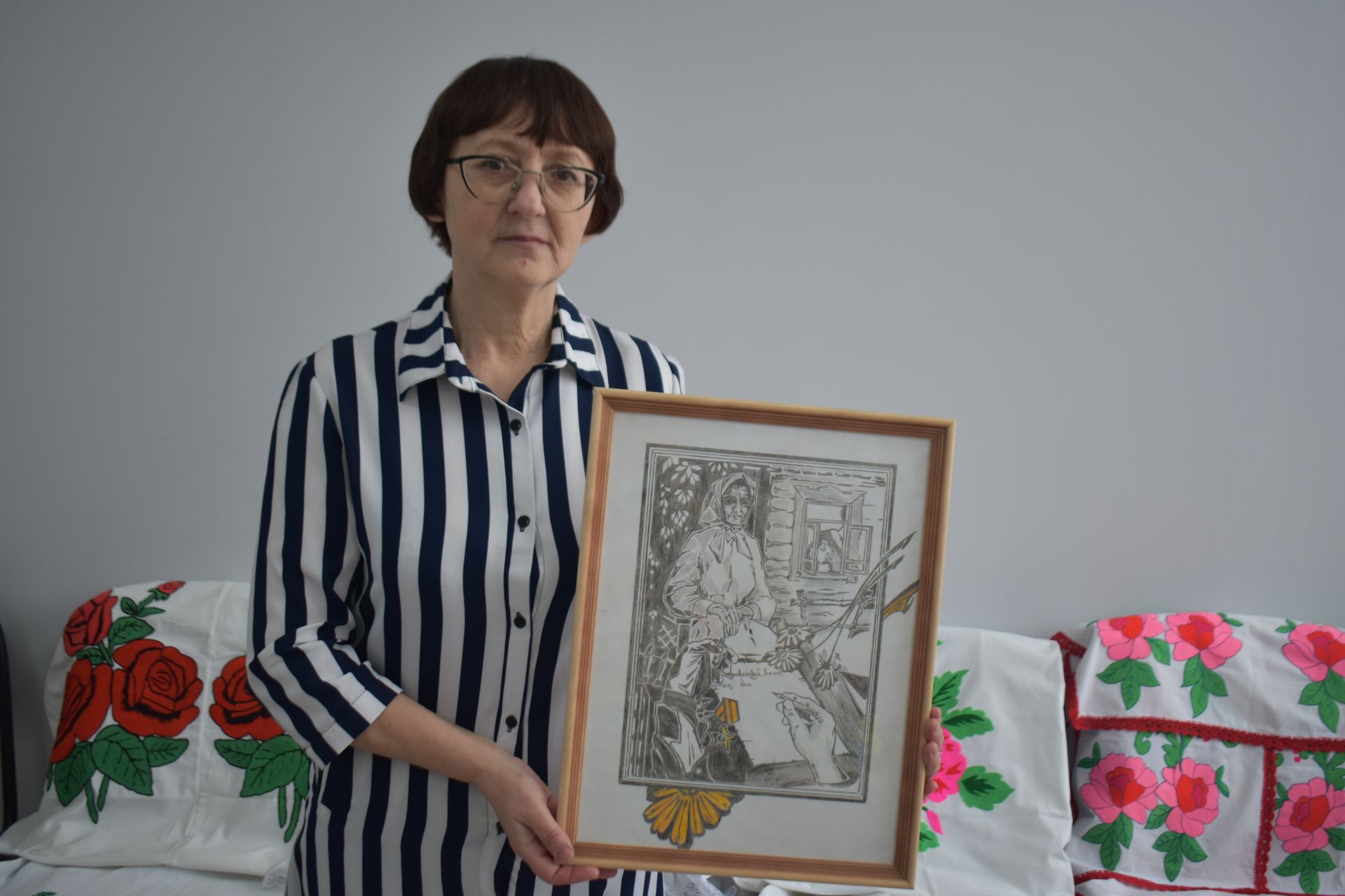 Кәвәл авыл мәдәният йорты мөдире Зоя Шипшованың илһамы ташып тора