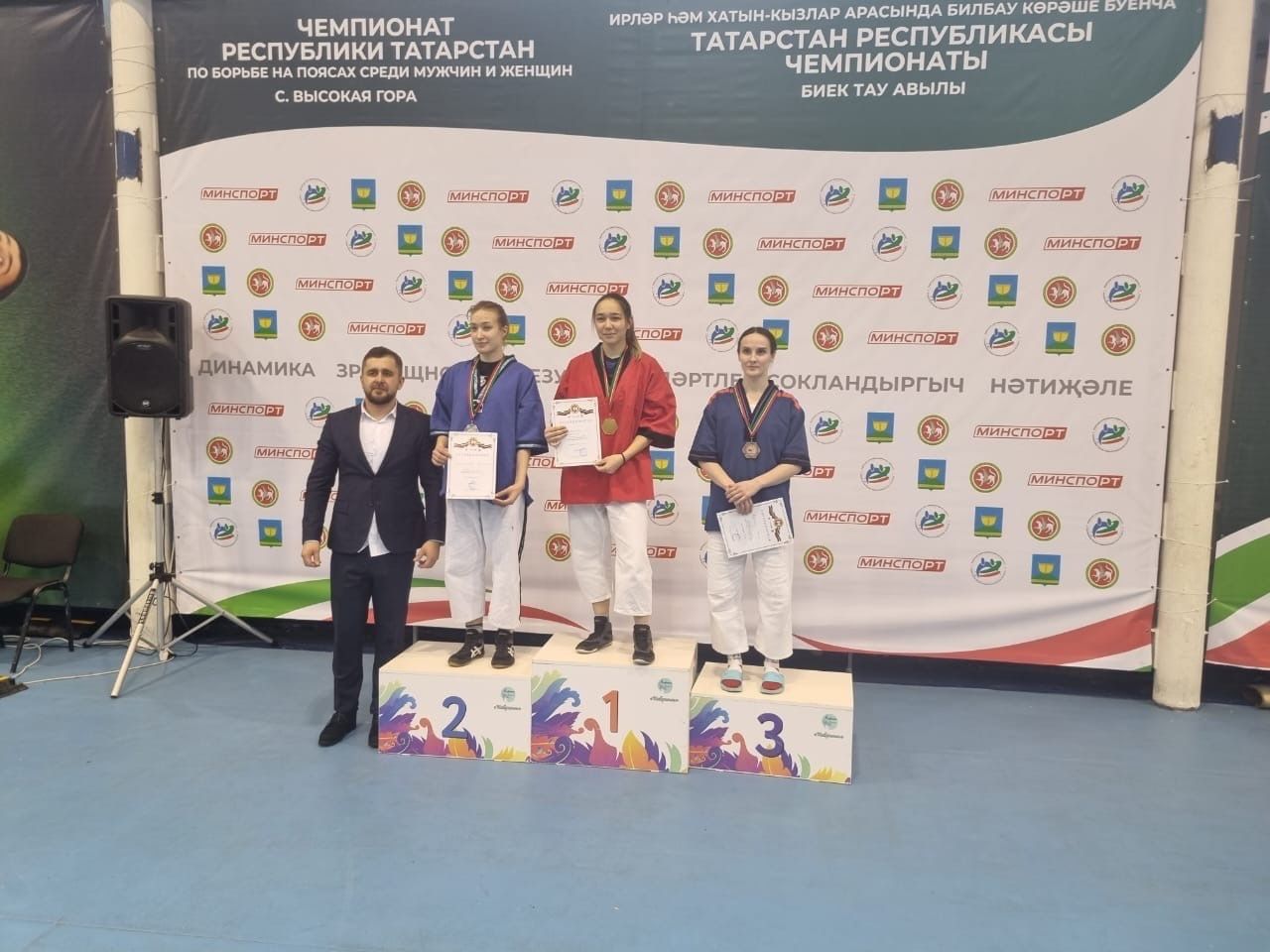 Пестречинские спортсмены одержали победу в чемпионате РТ по борьбе на поясах