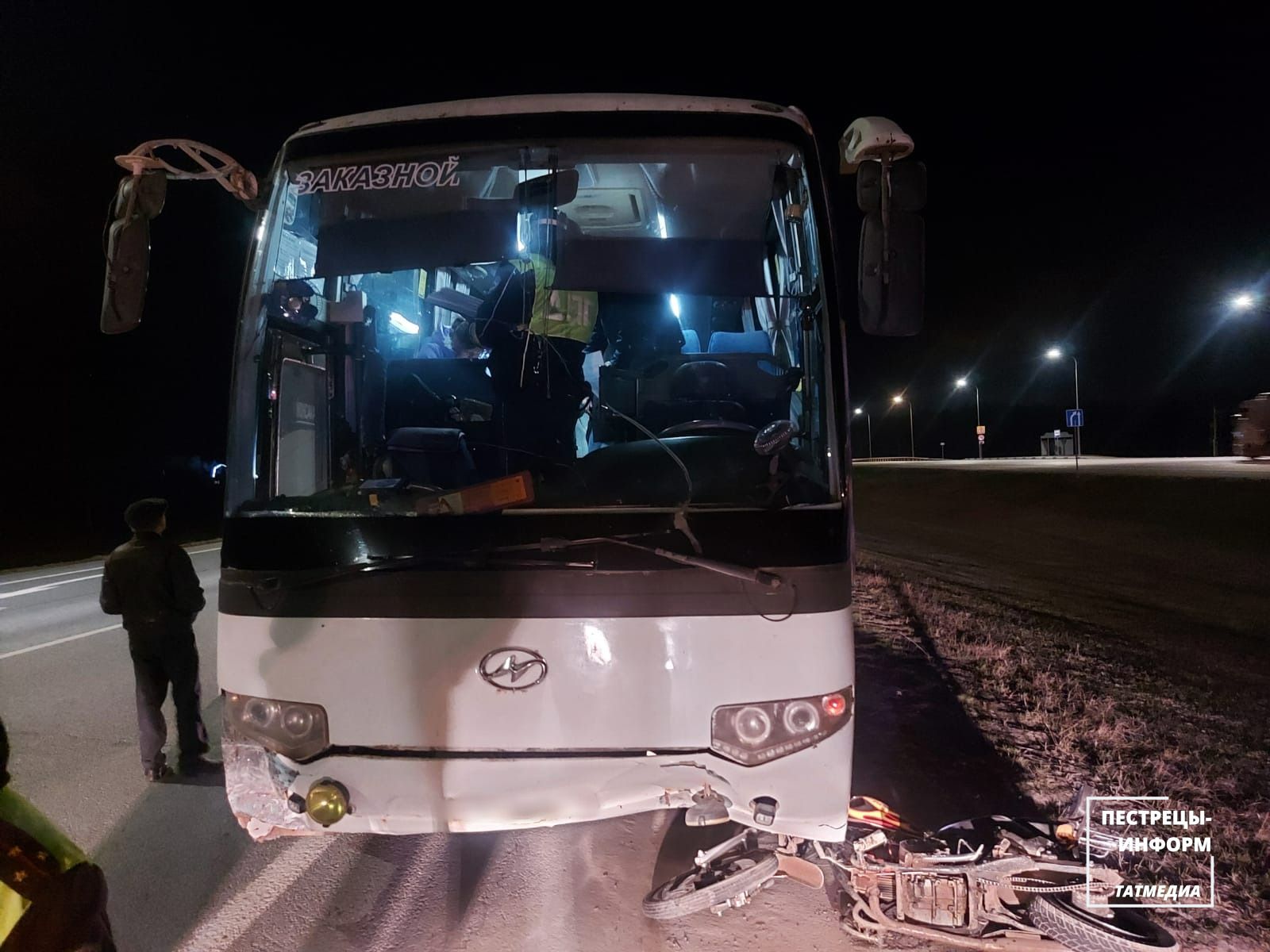В Пестречинском районе на трассе М-7 произошло ДТП