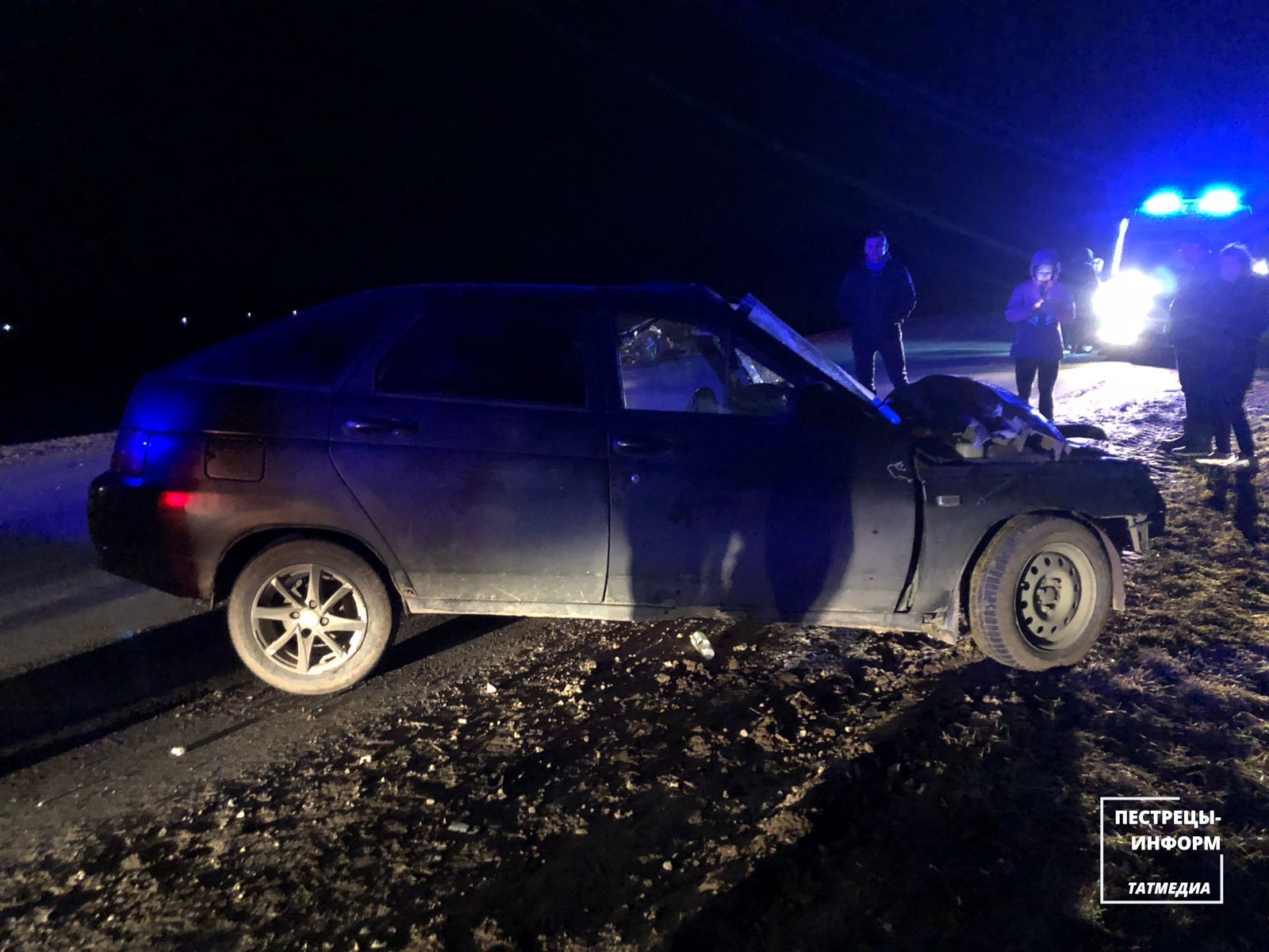 Накануне вечером рядом с селом Пановка произошло ДТП
