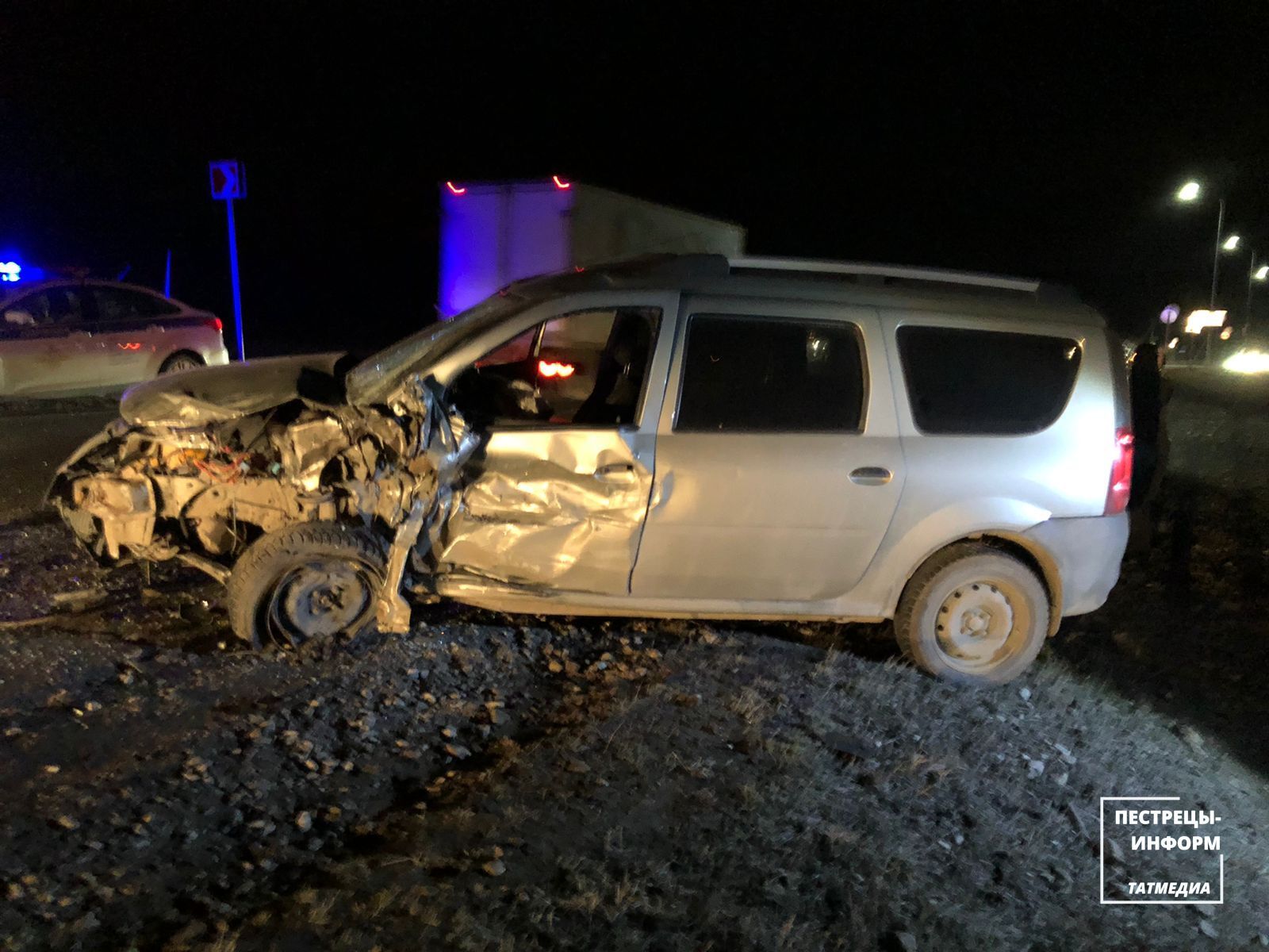 Накануне вечером рядом с селом Пановка произошло ДТП